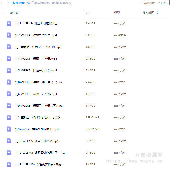 董颖达的图像语言分析与实践课2023【画质一般只有视频】