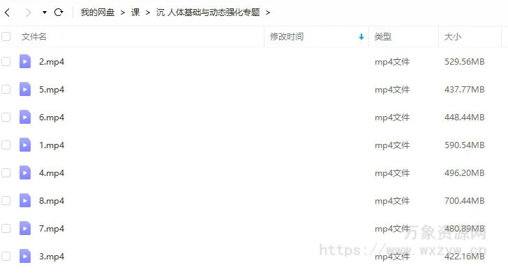 沉2022人体基础与动态强化专题【画质不错只有视频】