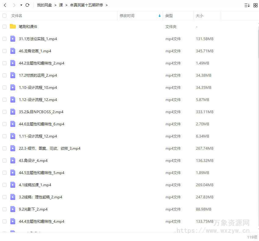牟真民第15期研修班2021年【画质一般有笔刷】