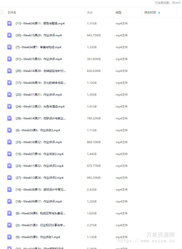 峰狂输出角色设计第4期2025【画质高清只有视频】