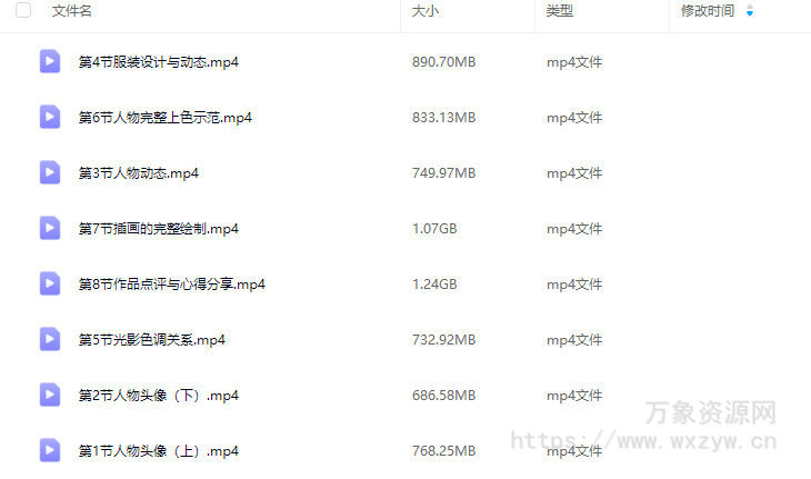 青盲精美日系厚涂角色插画班2023【画质不错只有视频】