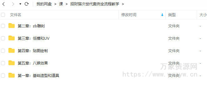 招财猫次世代案例全流程教学【画质高清只有视频】