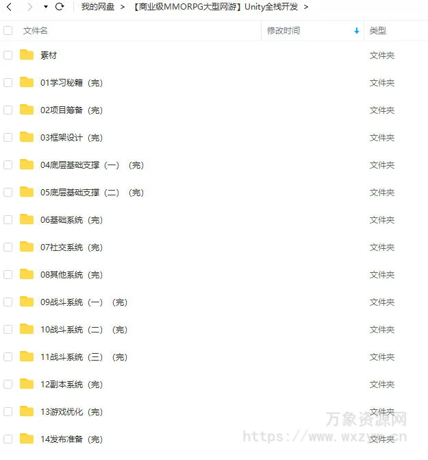 商业级MMORPG大型网游Unity全栈开发【画质不错有大部分素材】