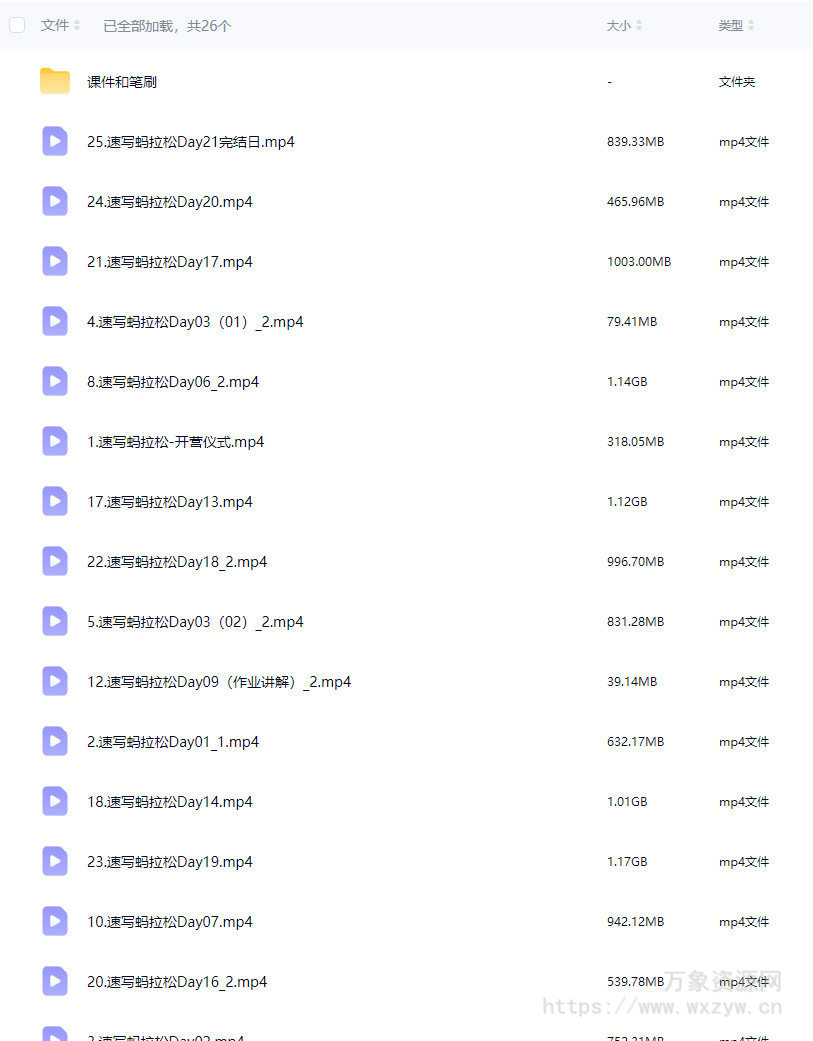 蚂蚁八手王速写2026蚂拉松【画质高清有课件笔刷】