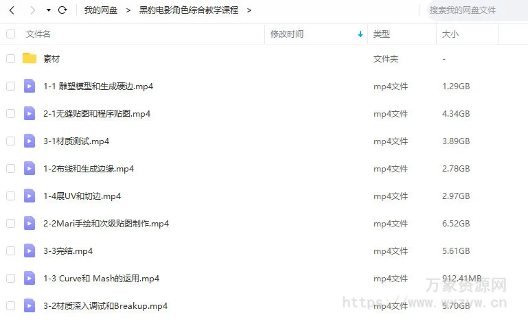 黑豹角色综合教学课程【画质高清有素材】