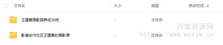 摄影眼养成36技+影像创作社区王建章的摄影课【画质不错只有视频】