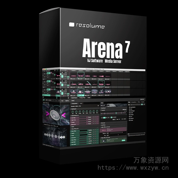 [专业VJ工具]Resolume Arena v7.16.0 Fixed + Resolume Wire [MacOSX]（1.36Gb）