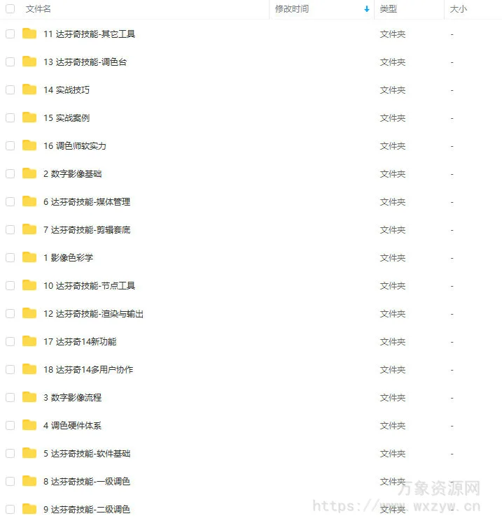 影视工业达芬奇线上调色一体化课【画质还行】