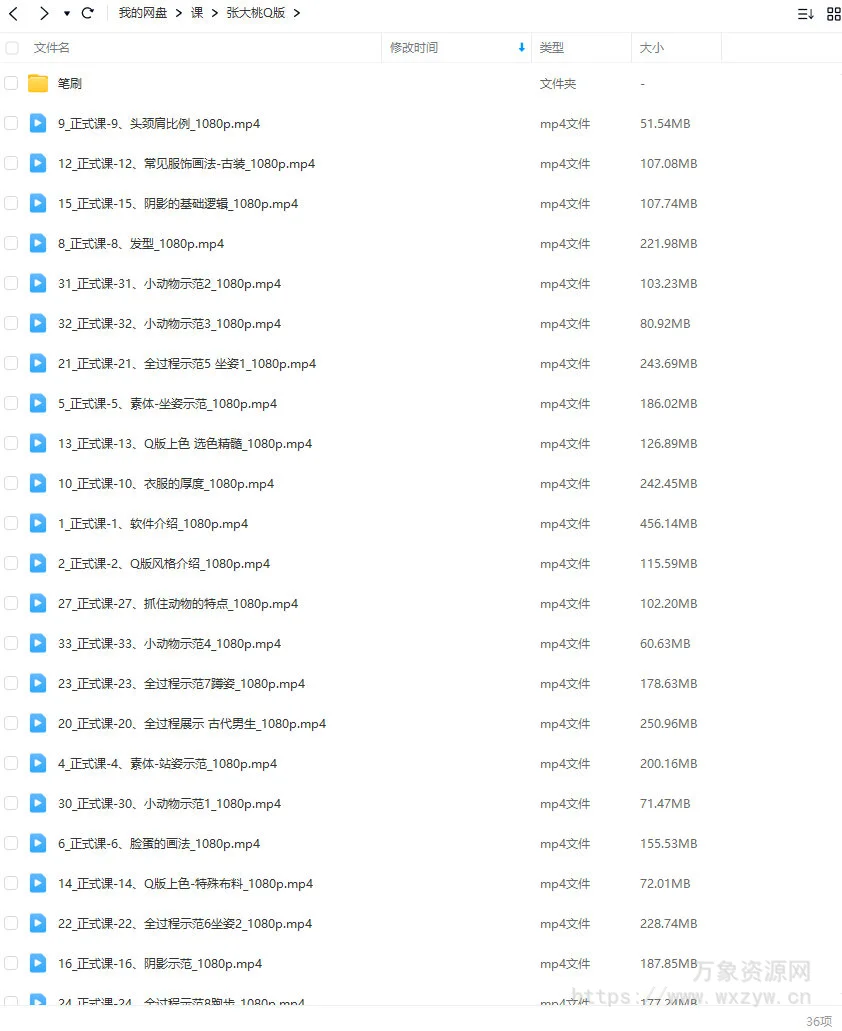 张大桃Q版插画课2023年ipad插画教程【画质超清有笔刷没课件】