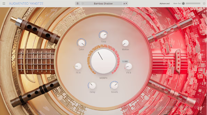 [中国民乐二胡琵琶古琴等乐器插件]Arturia Augmented YANGTZE v1.0.0 U2B [WiN, MacOSX]（3.43Gb）