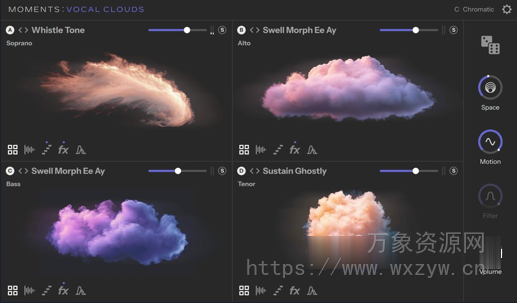 [氛围人声乐器] Native Instruments Moments Vocal Clouds v1.0.0 [KONTAKT]（2.39GB）