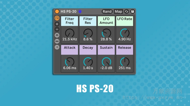 [Ableton模板预设电子乐] Will Hatton HS-PS 20 [Synth Presets]（10MB）