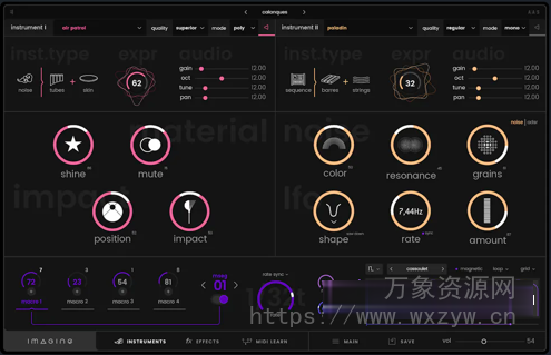 [物理建模合成器] Expressive E Imagine v1.0.7 U2B-GUISEPPE [MacOSX]（85MB）