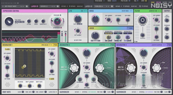 [新一代 MPE 合成器] Expressive E Noisy 2 v2.0.10 U2B-GUISEPPE [MacOSX]（173MB）