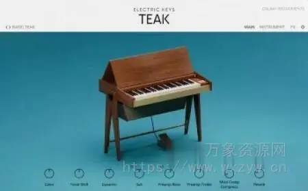 [终极电钢琴音色库] Native Instruments Electric Keys Teak v1.0.0 [KONTAKT]（2.02GB）
