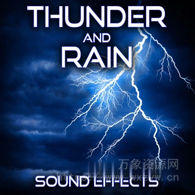 [雷雨音效合集] Sound Ideas Thunder and Rain Sound Effects [FLAC]（1.05GB）