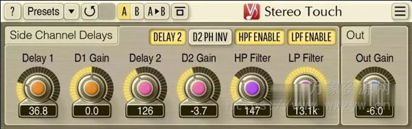[经典立体声扩展插件] Voxengo Stereo Touch v2.19 VST VST3 AU AAX [WiN, MacOSX]（35.6MB)