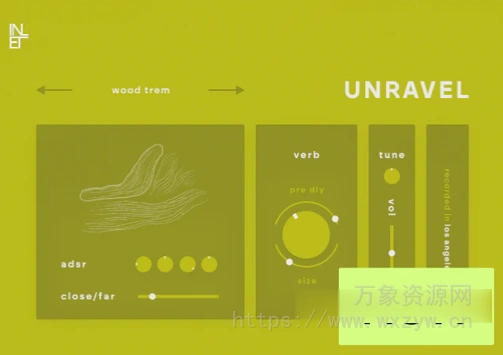 [中提琴氛围纹理乐器音色] Inlet Audio Unravel [KONTAKT]（1,59GB）