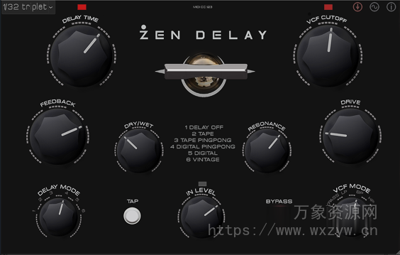 [滤波器延迟效果器] Erica Synths Zen Delay Virtual v1.0.0 [WiN, MacOSX]（17.1MB+97.7MB)