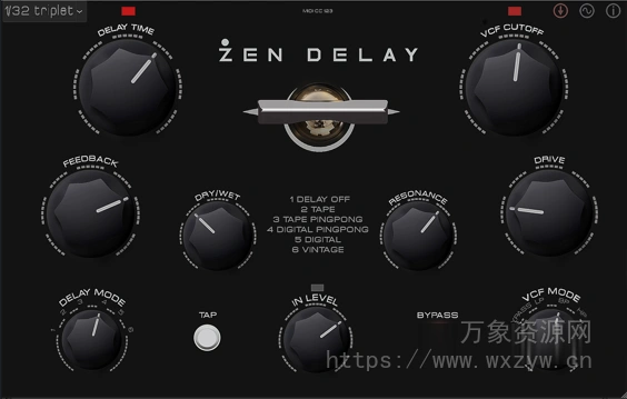 [滤波器延迟效果器] Erica Synths Zen Delay Virtual v1.0.0 [WiN, MacOSX]（17.1MB+97.7MB)