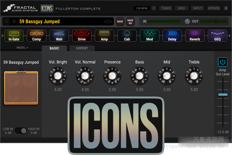 [音箱模拟效果器插件] Fractal Audio Systems ICONS Fullerton Complete v1.0.1 [WiN]（630.83MB）
