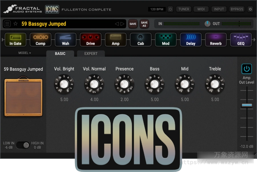 [音箱模拟效果器插件] Fractal Audio Systems ICONS Fullerton Complete v1.0.1 [WiN]（630.83MB）