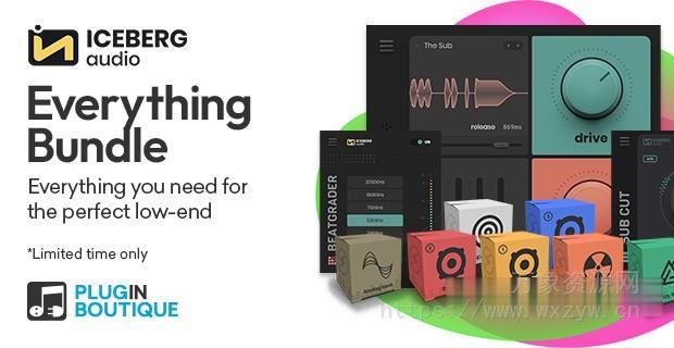 [低音低保真低频处理效果插件包] Iceberg Audio Plugin Bundle v2026.01-U2B [MacOSX]（194MB）