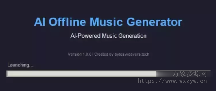 [AI 离线音乐生成器] AI Offline Music Generator 1.0.0 [WiN]（2GB）