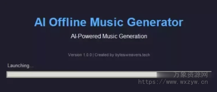 [AI 离线音乐生成器] AI Offline Music Generator 1.0.0 [WiN]（2GB）
