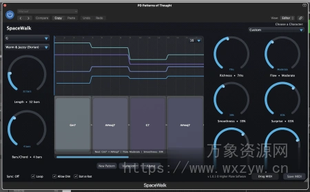 [氛围和弦进行生成器] Higher Plane SpaceWalk (Ambient Chord Progression Generator) v1.1.4 [WiN]（26.72MB）
