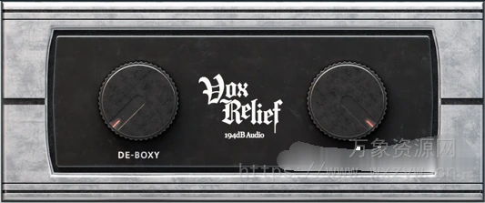 [提升人声清晰度处理插件] 194dB Audio VoxRelief Lite v1.0.0 VST3 AU AAX  [WiN, MacOSX]（69.4MB)