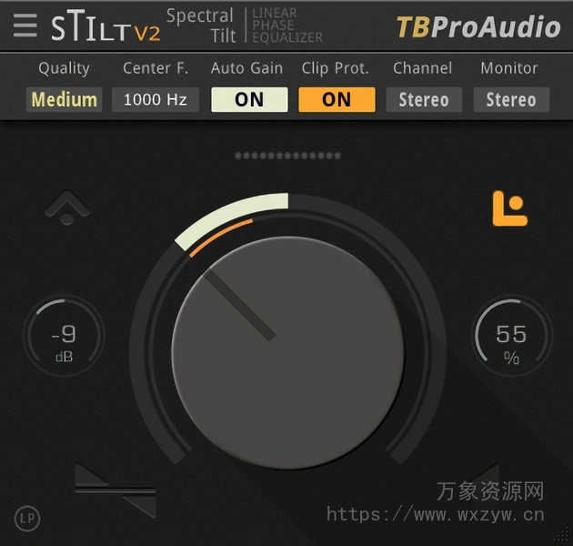 [一键让声音变清晰：线性/自然相位和 IIR 滤波器] TBProAudio sTiltV2 v2.3.12 VST VST3 AAX AU [WiN, MacOSX]（87.3MB)