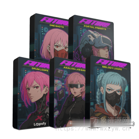 [经典雷鬼音乐采样包Analog Lab预置Portal预置FL模板] Loopsfy Future Megapack [WAV, MiDi]（1.23GB）