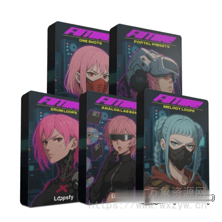 [经典雷鬼音乐采样包Analog Lab预置Portal预置FL模板] Loopsfy Future Megapack [WAV, MiDi]（1.23GB）
