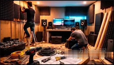 [打造专业家庭录音室教程] Udemy Build a Pro Home Studio: Acoustics, Gear, Workflow [TUTORiAL]（6.45GB）