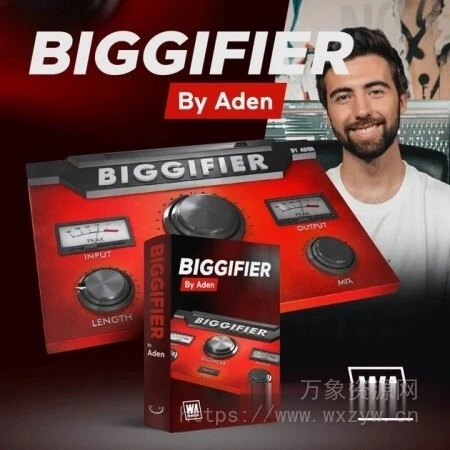 [功能强大的单旋钮音量提升效果器] W.A Production Biggifier By Aden v1.1 v1.0.0 [WiN, MacOSX]（10.73MB+31.62MB）