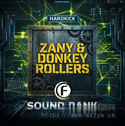 [HardKick预置硬核舞曲] Psylus Audio Fusion HardKick Bank [Synth Presets]（9MB）