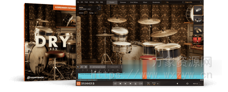 [EZDrummer扩展Superior Drummer扩展] Toontrack Dry EZX v1.0.0 [EZDrummer]（2.03GB）