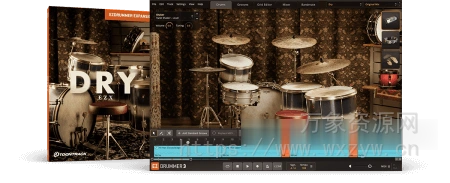 [EZDrummer扩展Superior Drummer扩展] Toontrack Dry EZX v1.0.0 [EZDrummer]（2.03GB）