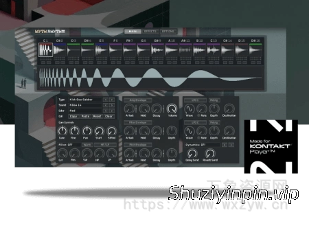 [多单元打击乐和音效乐器] Ocean Swift Myth Rhythm [KONTAKT]（1.04GB）