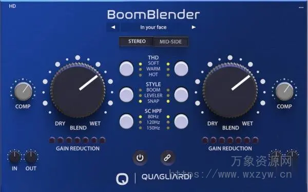 [强大的声音塑造工具] Quagliardi Pro Audio BoomBlender v1.0.1-SEnki [WiN]（29.3MB）