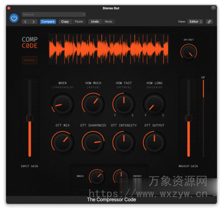 [一体化动态包络塑形工具] Cr8ive Audio The Compressor Code v1.0.0 [WiN, MacOSX]（15.7MB+88.40MB）
