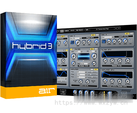 [电子乐合成器插件] AIR Music Technology Hybrid v3.2.0 [WiN, MacOSX]（18.2MB+17MB+53.29MB）