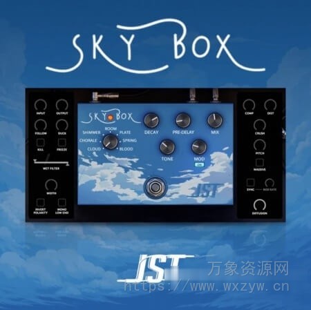 [多功能混响插件] Joey Sturgis Tones JST Sky Box v1.1.7-SEnki [WiN]（4.5MB）
