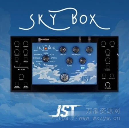 [多功能混响插件] Joey Sturgis Tones JST Sky Box v1.1.7-SEnki [WiN]（4.5MB）