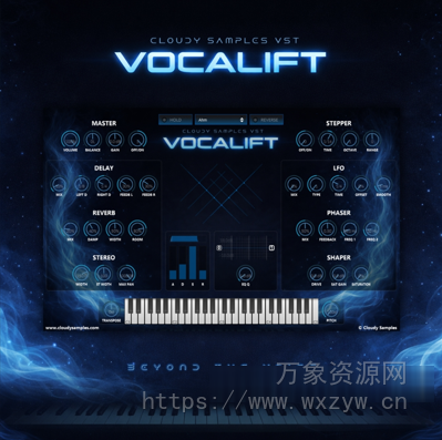 [顶级切片效果插件] Cloudy Samples Vocalift v1.0 [WiN, MacOSX]（72MB）