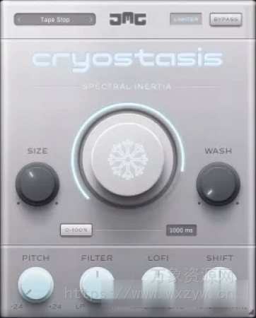 [冻结停滞磁带减速效果器插件] JMG Sound Cryostasis v1.0-Xdb [MacOSX]（20.45MB）
