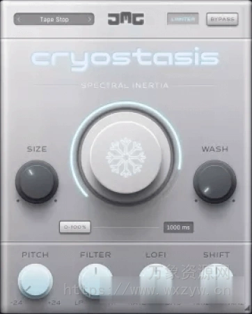 [冻结停滞磁带减速效果器插件] JMG Sound Cryostasis v1.0-Xdb [MacOSX]（20.45MB）