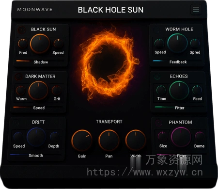 [动态多重效果器] Moonwavefx Black Hole Sun v1.0.5 RETAiL [WiN]（72.5MB）