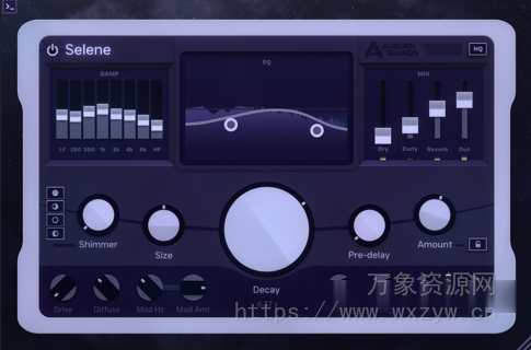 [自适应算法混响器] Auburn Sounds Selene 1.0.0-BTCR [WiN, MacOS, LiNUX]（67MB）